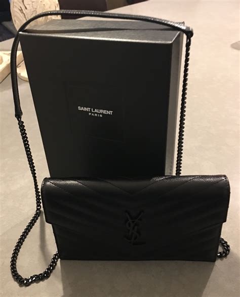 women's ysl wallet on chain|YSL wallet on chain review.